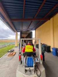 Kolejny transport w drodze na Ukrainę.