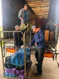 Kolejny transport w drodze na Ukrainę.