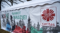 Na granicy polsko-białoruskiej stanęły Namioty Nadziei Caritas_4