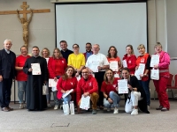Pielgrzymka najmłodszych wolontariuszy Caritas.