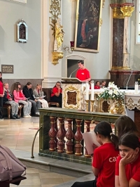 Pielgrzymka najmłodszych wolontariuszy Caritas._9