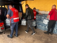 Pierwszy transport z darami  dla powodzian