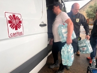 Pierwszy transport z darami  dla powodzian