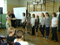 Spotkanie młodych wolontariuszy Caritas w Zębowicach. 